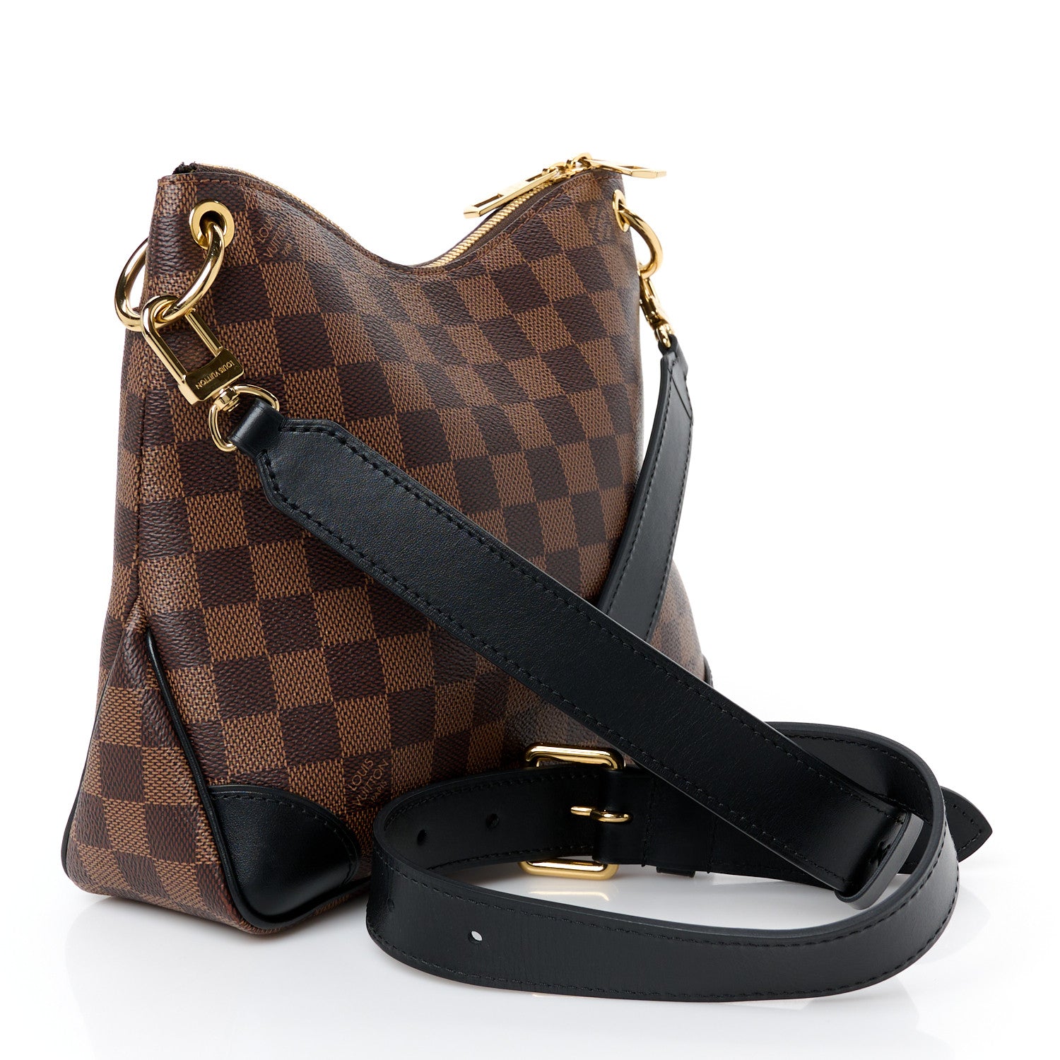 Louis Vuitton Damier Ebene Odeon PM Black 3 of 11