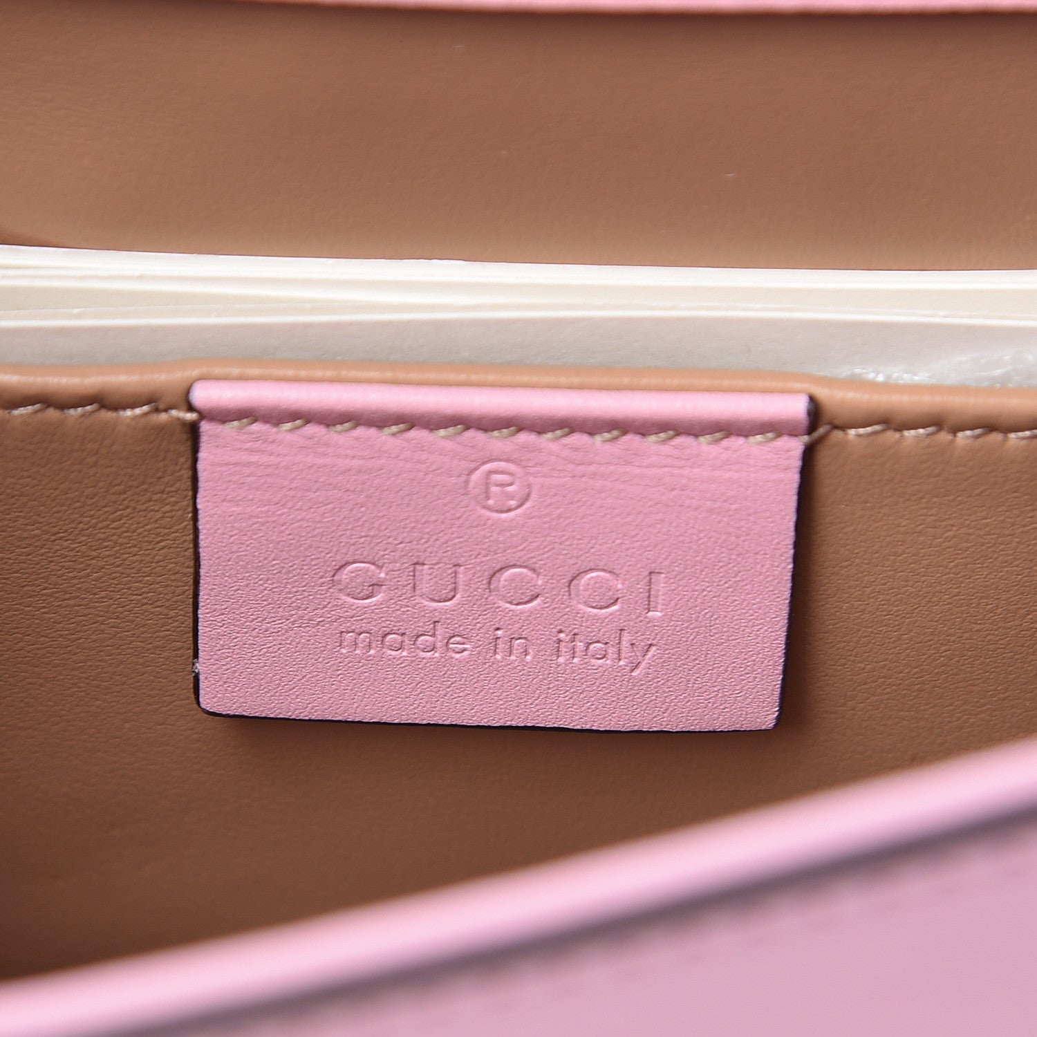 Gucci Nappa Pearl Studded Mini Queen Margaret Broadway Shoulder Bag Sugar Pink 7 of 13