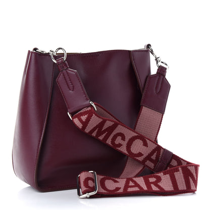 Stella McCartney Eco Alter Nappa Perforated Logo Mini Crossbody Wine 2 of 7