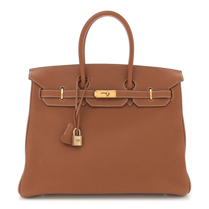 Hermes Togo Birkin 35 Gold 1 of 14