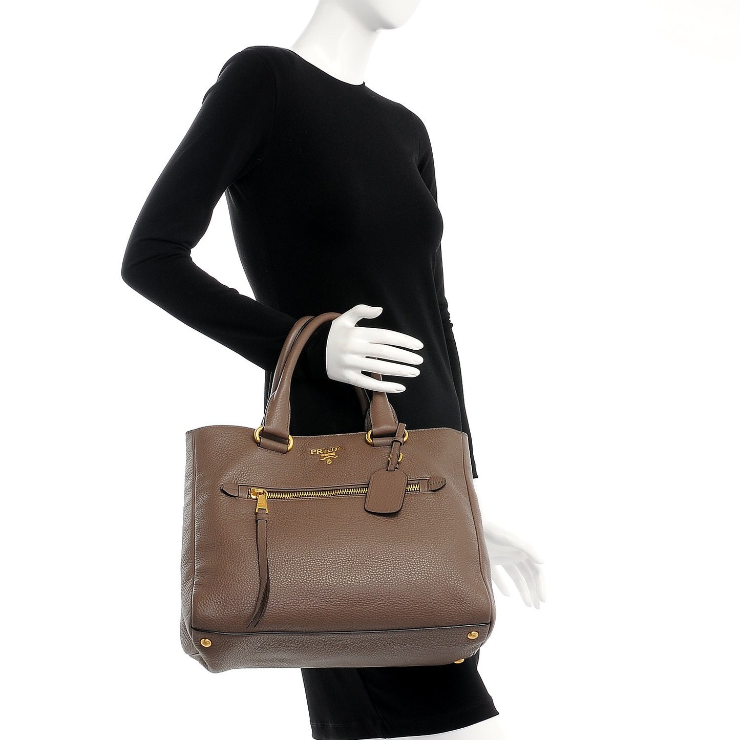 Vitello Daino Shopping Tote Bambu