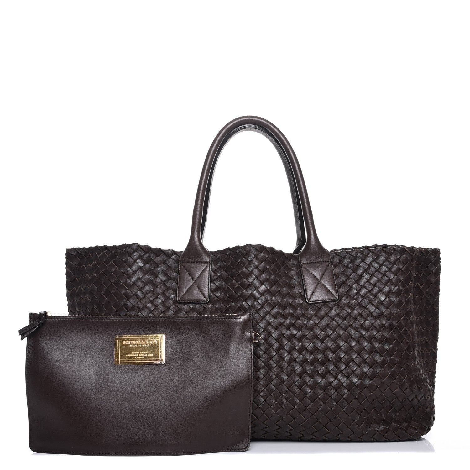 Bottega Veneta Nappa Intrecciato Medium Cabat Ebano 11 of 11