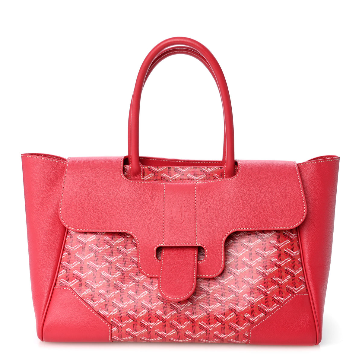 Goyardine Le Jardin Saigon Tote Fuchsia