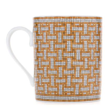 Hermes Porcelain Mosaique au 24 Mug Gold 1 of 7