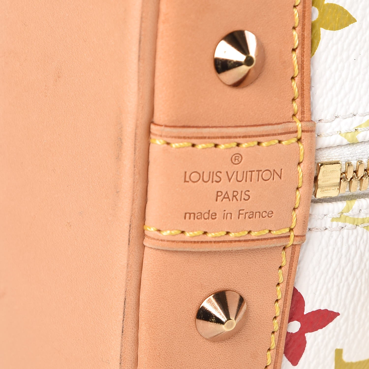 Louis Vuitton Monogram Multicolor Alma White 6 of 9