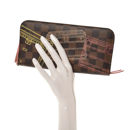 Louis Vuitton Damier Ebene 2014 Christmas Animation Insolite Wallet 2 of 22