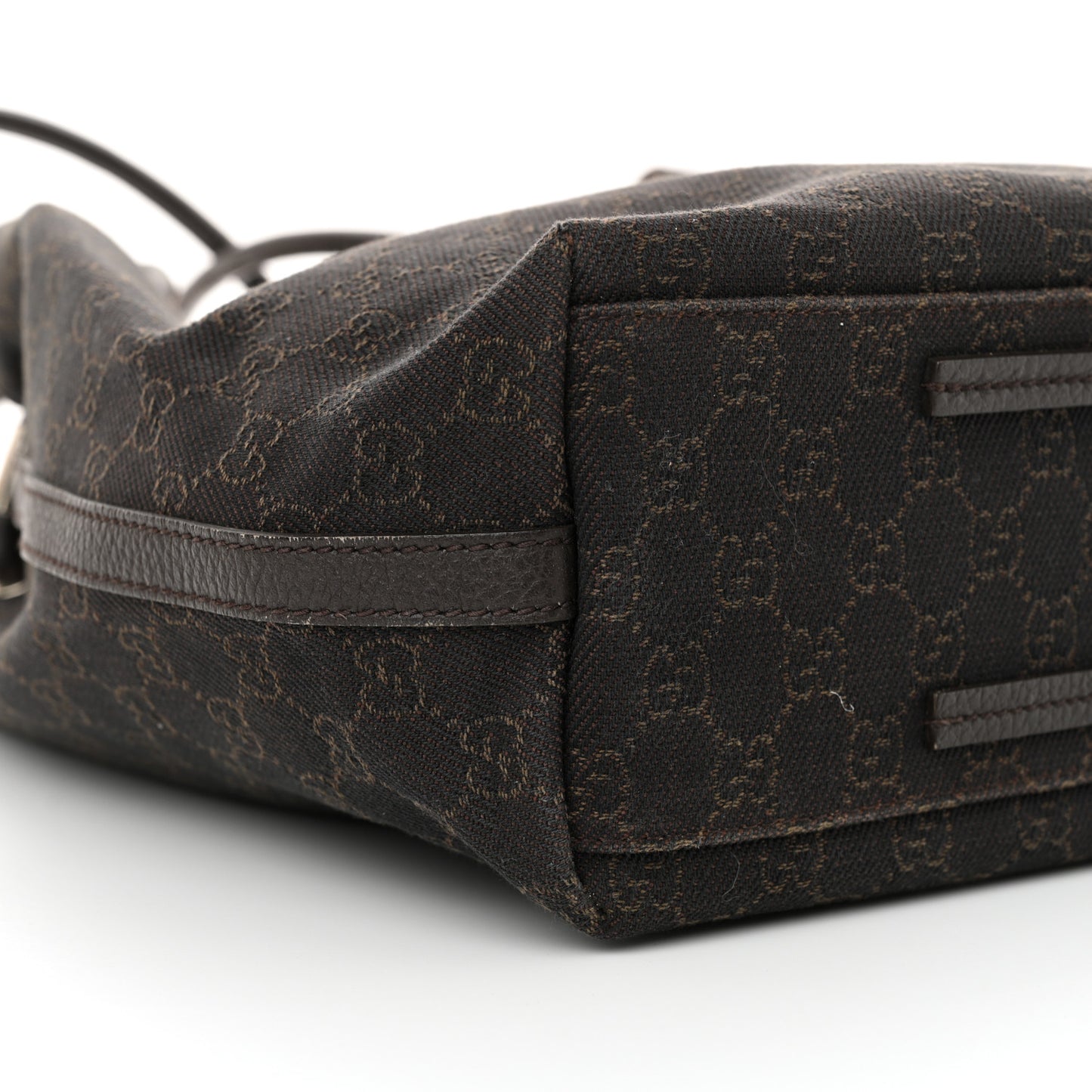 Canvas Monogram Gifford Shopping Tote Brown