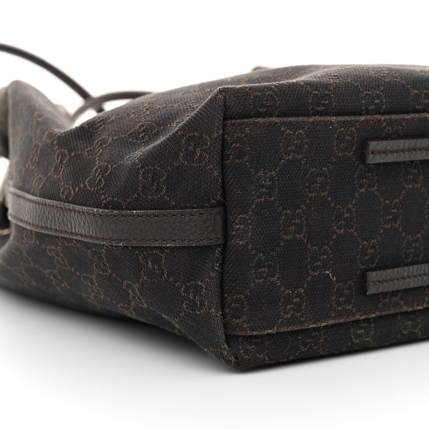 Gucci Canvas Monogram Gifford Shopping Tote Brown 9 of 15