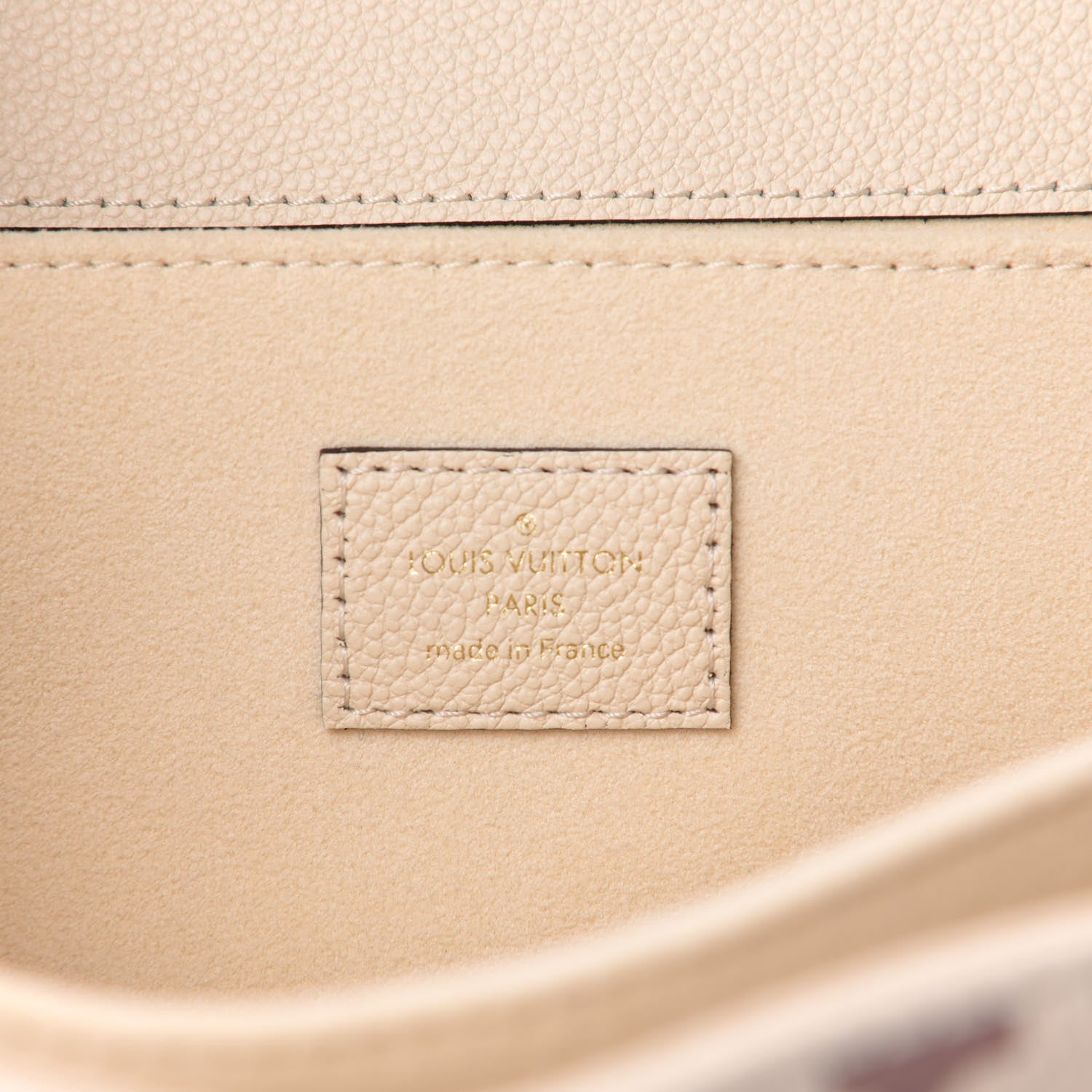 Louis Vuitton Empreinte Monogram Giant Pochette Metis Creme Bois De Rose 8 of 10