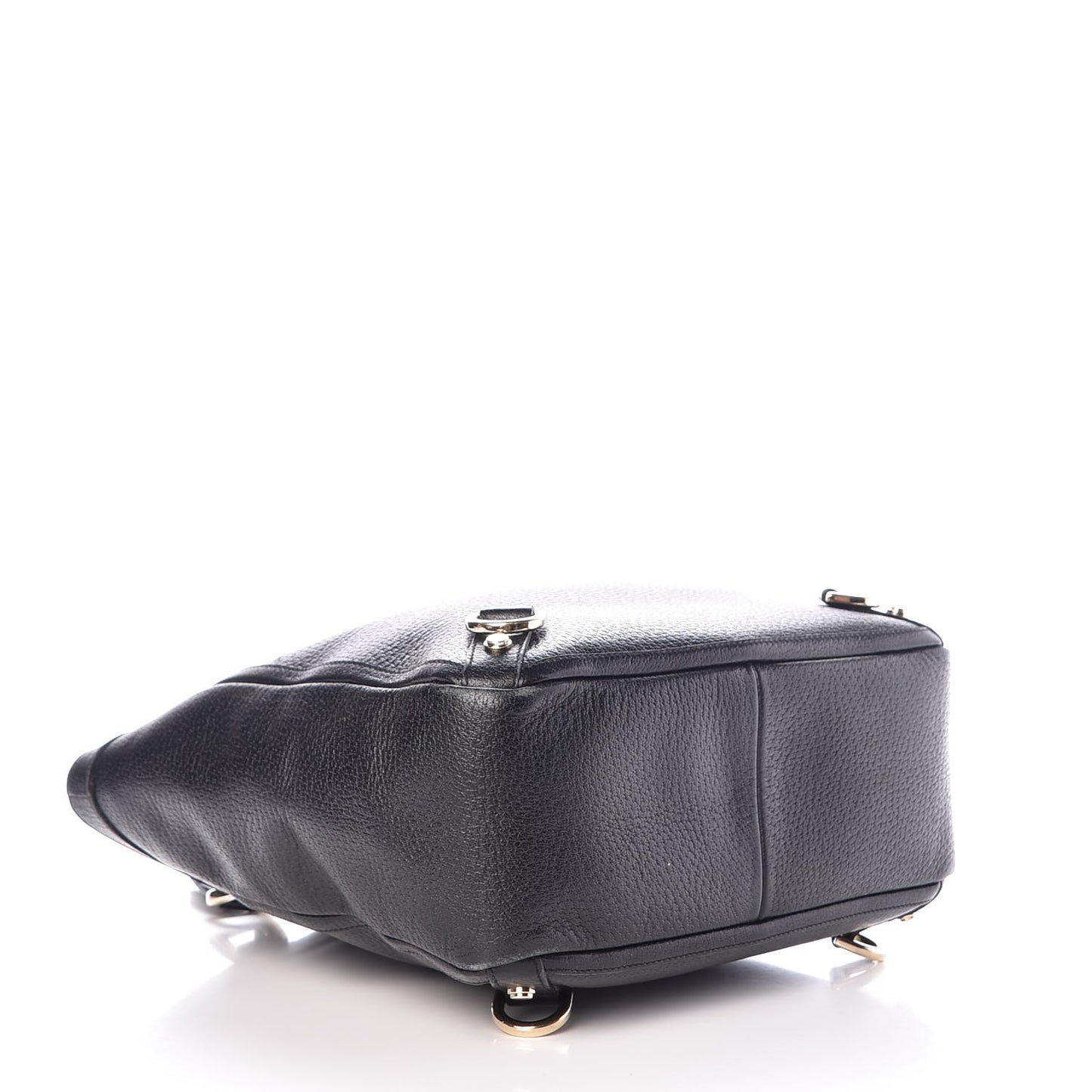 Calfskin Abbey Tote Black