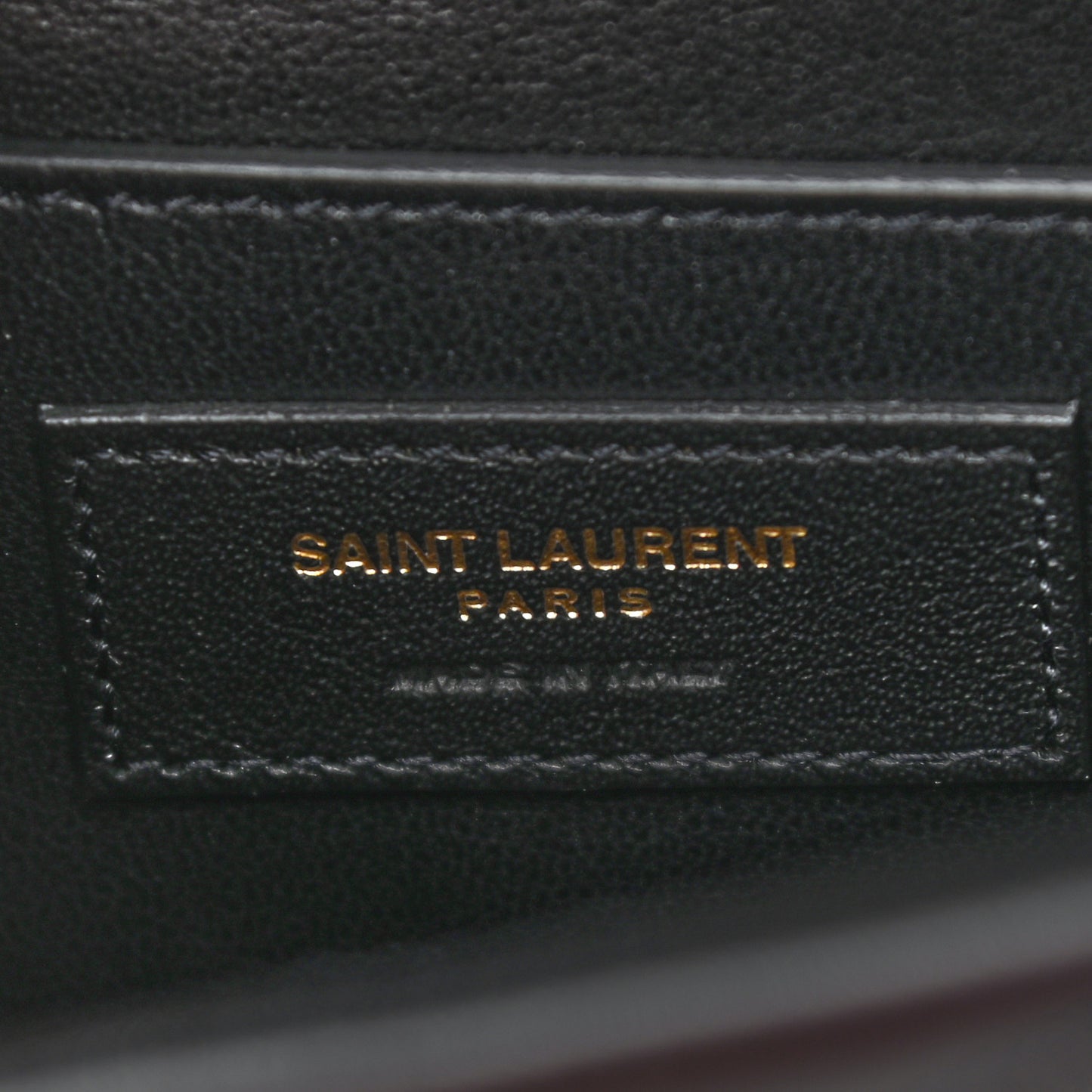 Lambskin Matelasse Chevron Monogram Small Sulpice Bag Black