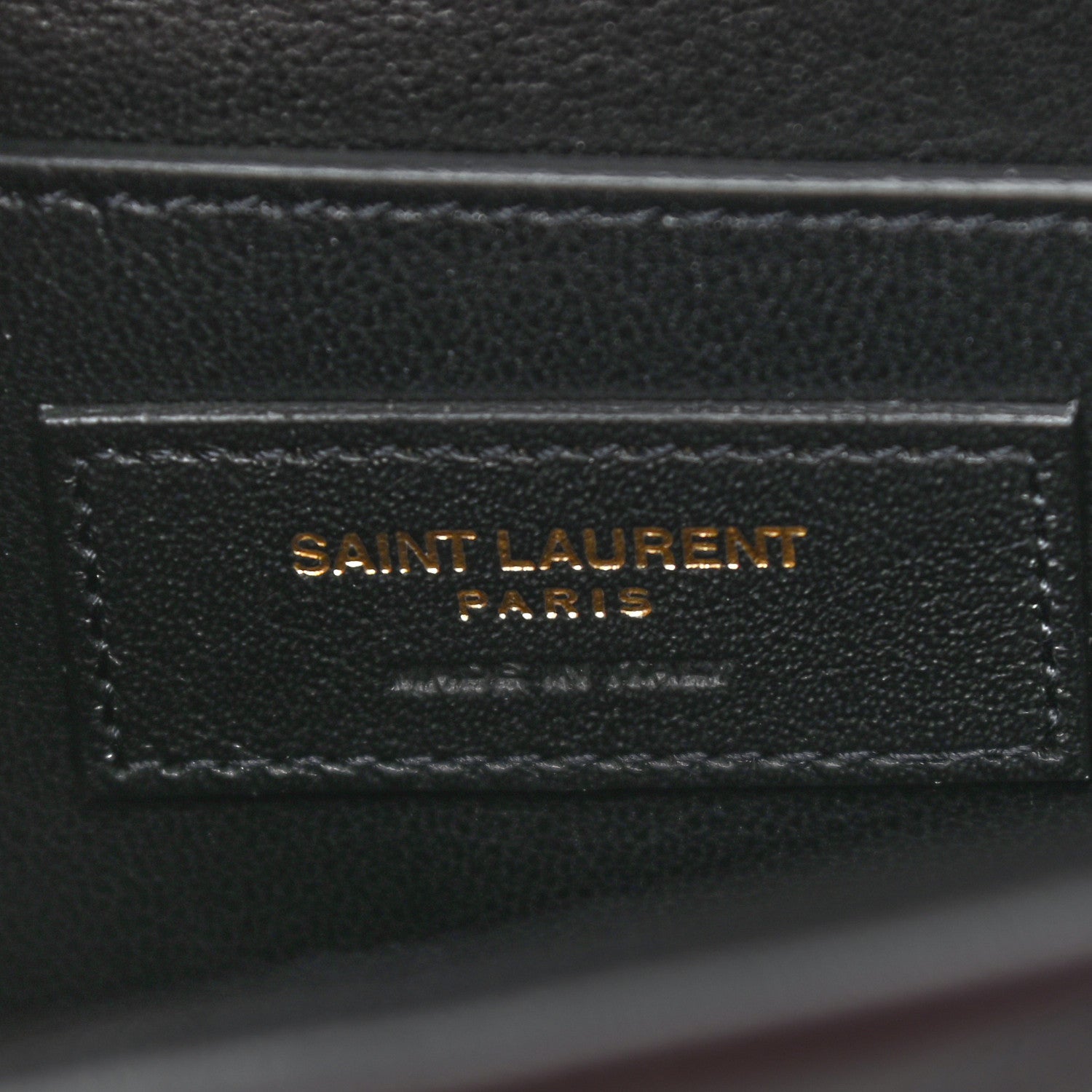 Saint Laurent Lambskin Matelasse Chevron Monogram Small Sulpice Bag Black 7 of 11