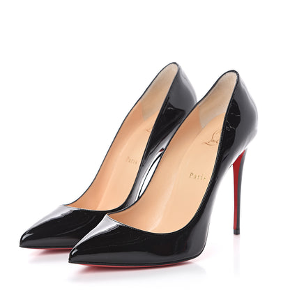 Christian Louboutin Patent Pigalle Follies 100 Pumps 40 Black 3 of 7