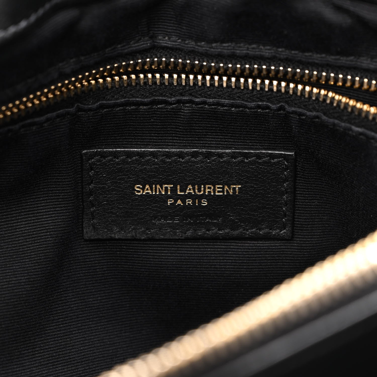 Saint Laurent Calfskin Y Quilted Monogram Medium Loulou Chain Satchel Black 5 of 13