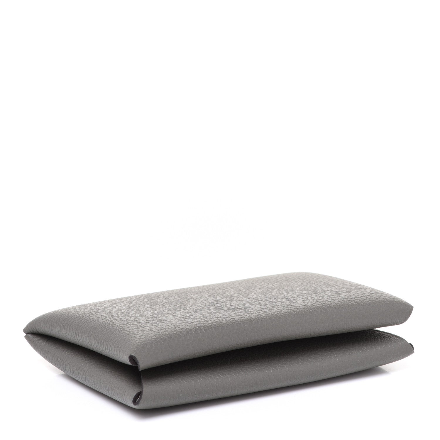 Hermes Evercolor Calvi Card Case Gris Meyer 4 of 7