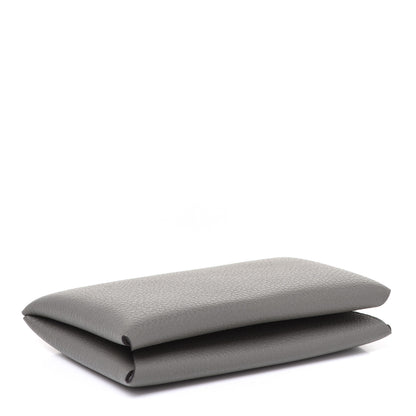 Hermes Evercolor Calvi Card Case Gris Meyer 4 of 7