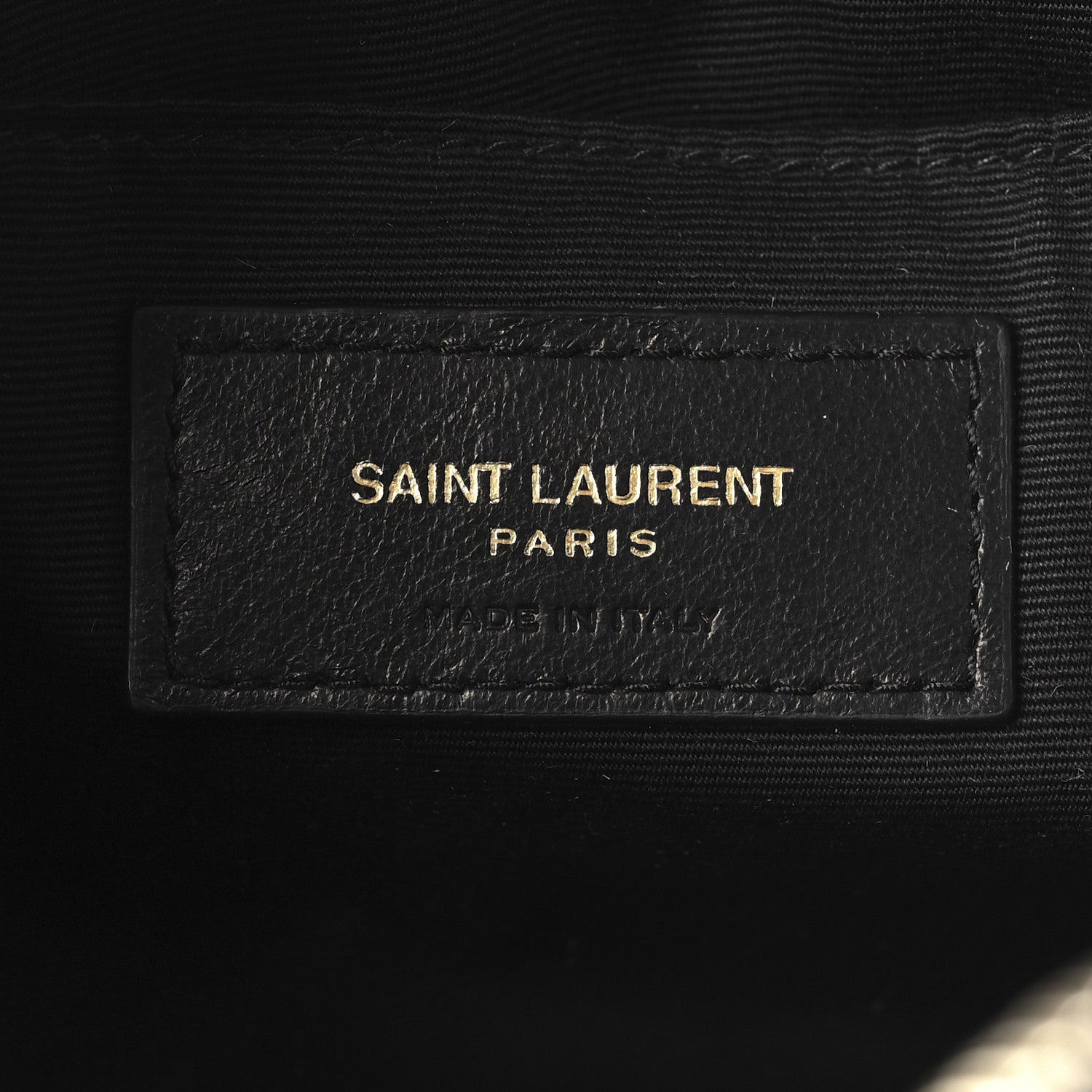 Saint Laurent Calfskin Matelasse Monogram Lou Camera Bag Black 6 of 10