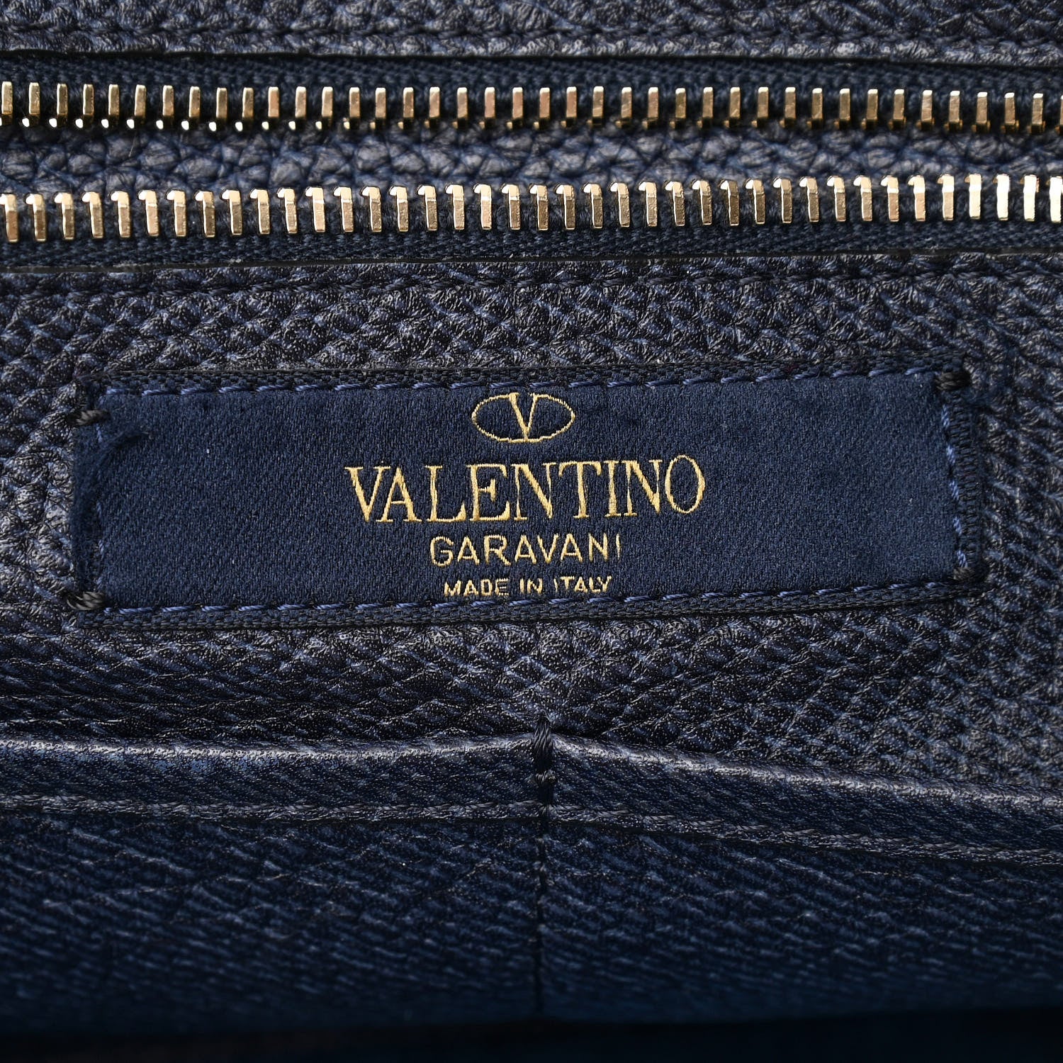 Valentino Garavani Denim Butterfly Embroidered Medium Rockstud Tote Light Denim Multicolor 6 of 9