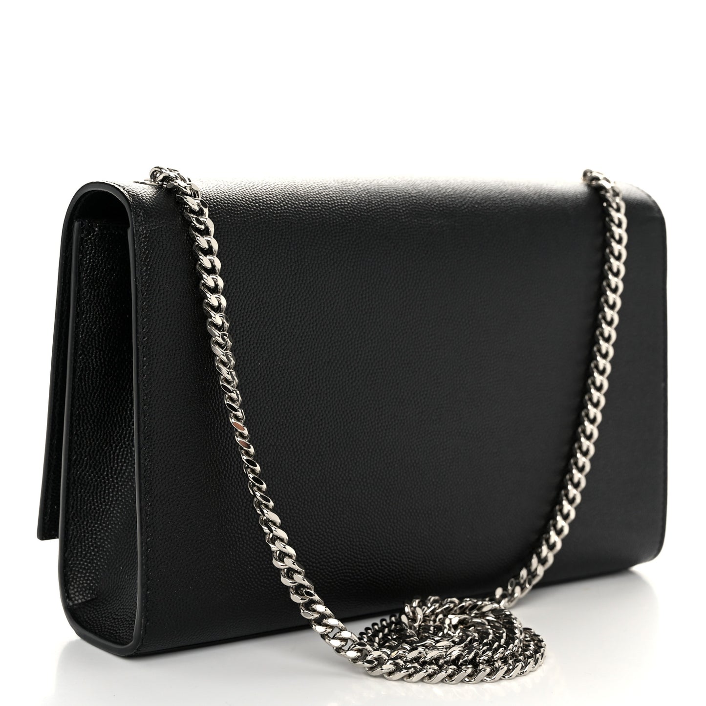 Grain De Poudre Medium Classic Monogram Kate Satchel Black