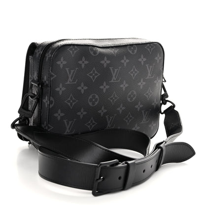 Louis Vuitton Monogram Eclipse Steamer Messenger 3 of 10