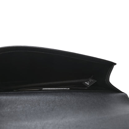 Saint Laurent Calfskin Monogram Large Belle De Jour Clutch Black 4 of 4