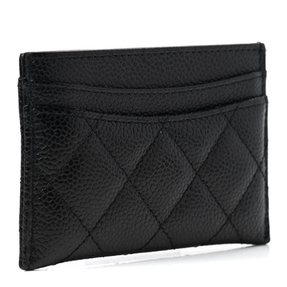 Chanel Caviar Quilted Card Holder Black 3 of 8