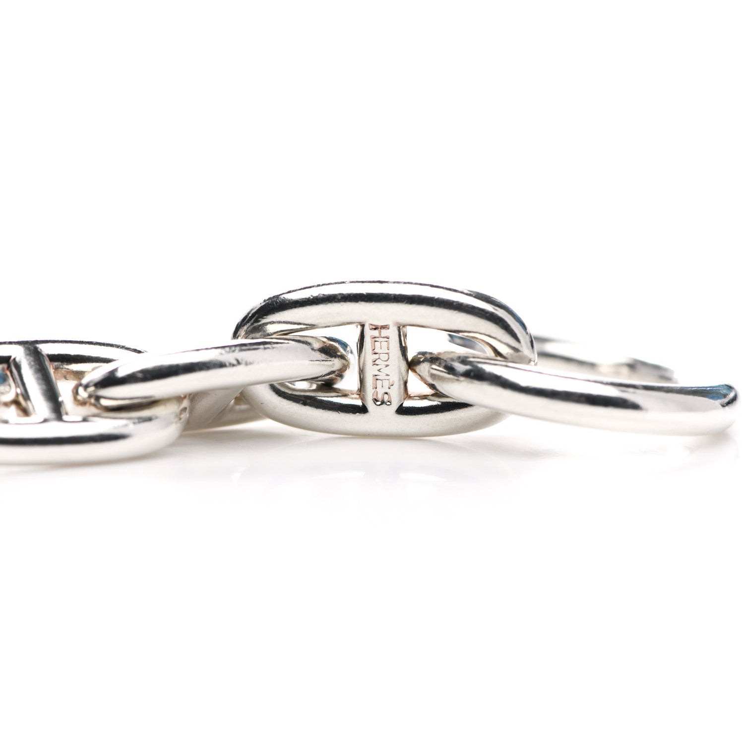 Hermes Sterling Silver MM Chaine d'Ancre Bracelet 4 of 6