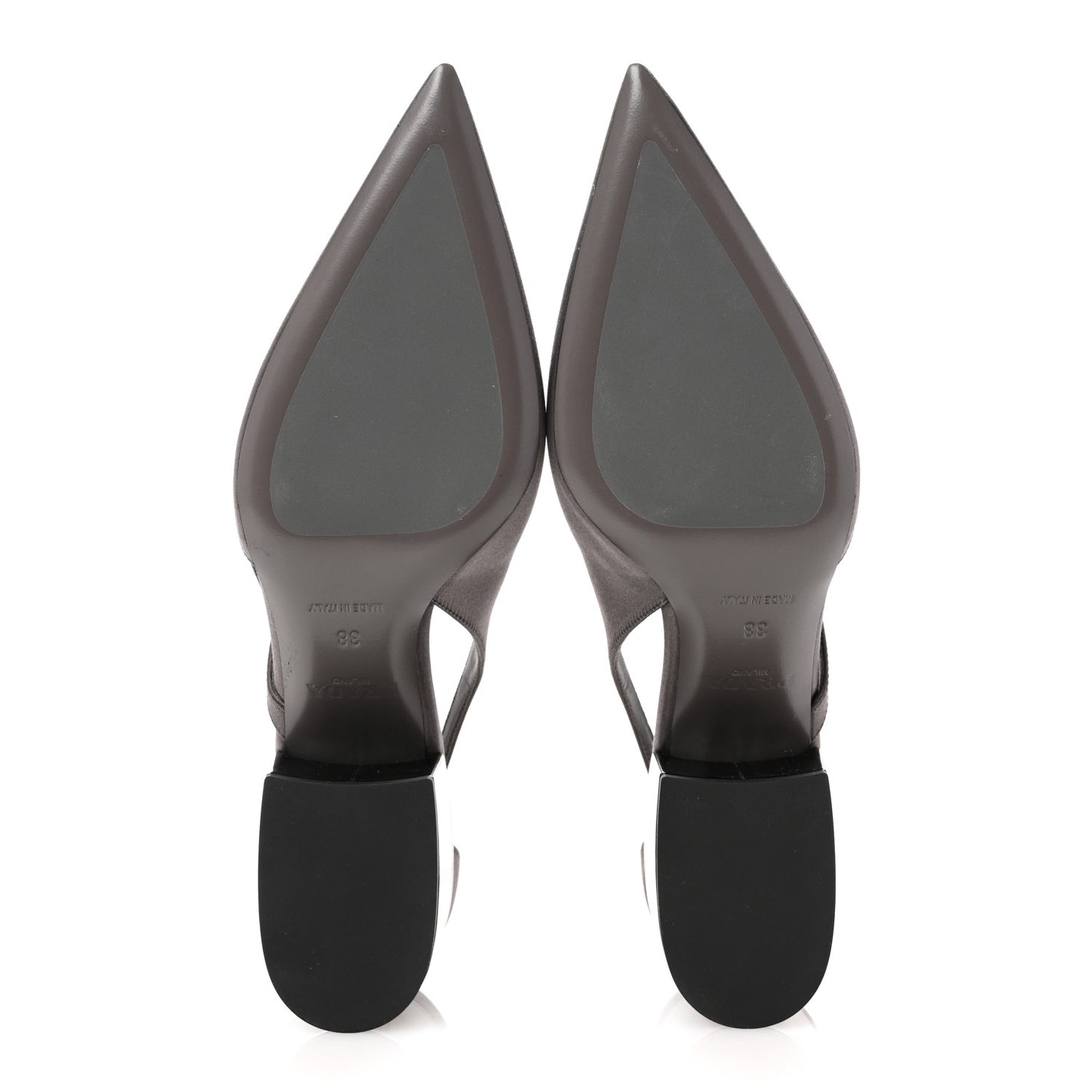 Satin Cutout 55mm Pumps 38 Ardesia