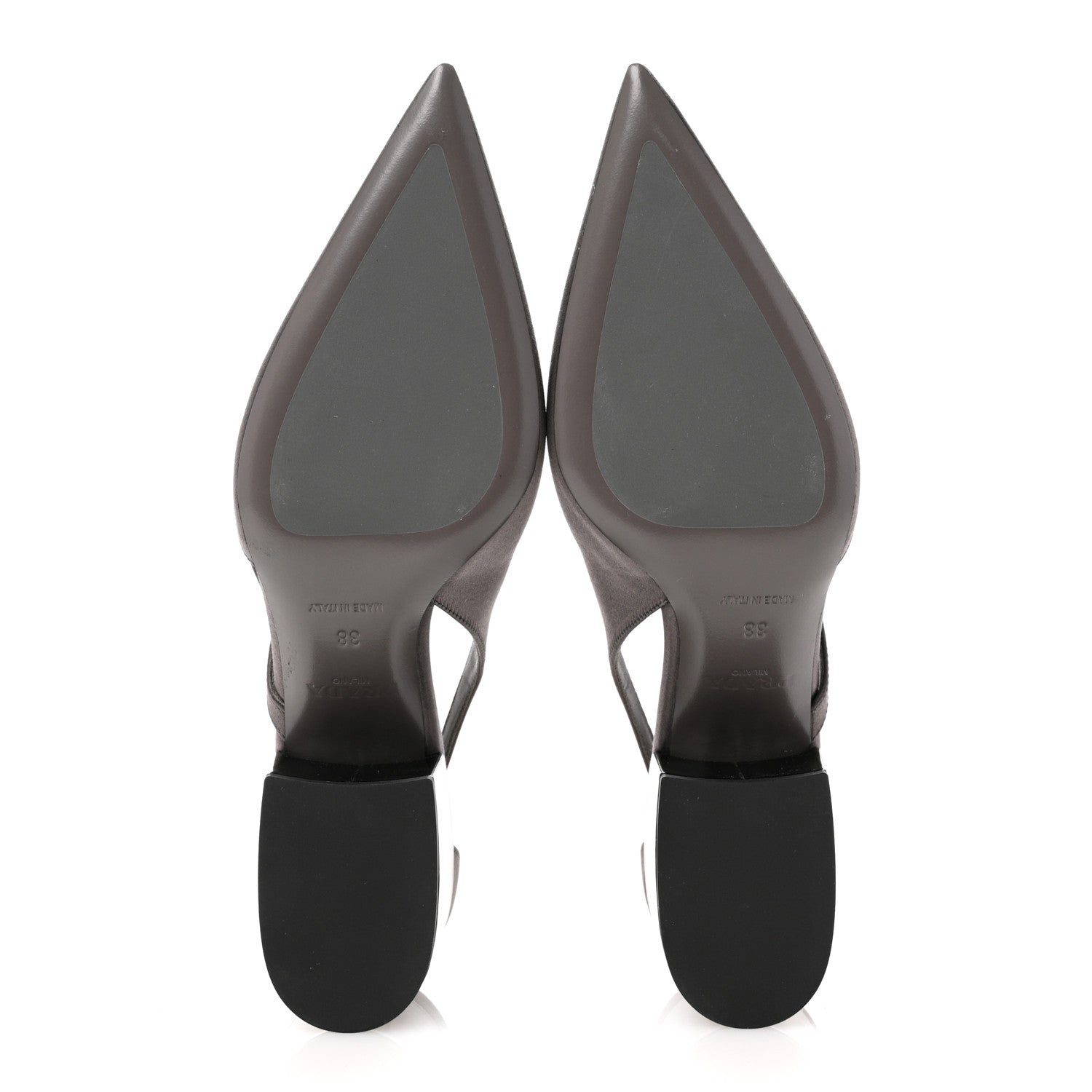 Prada Satin Cutout 55mm Pumps 38 Ardesia 6 of 10