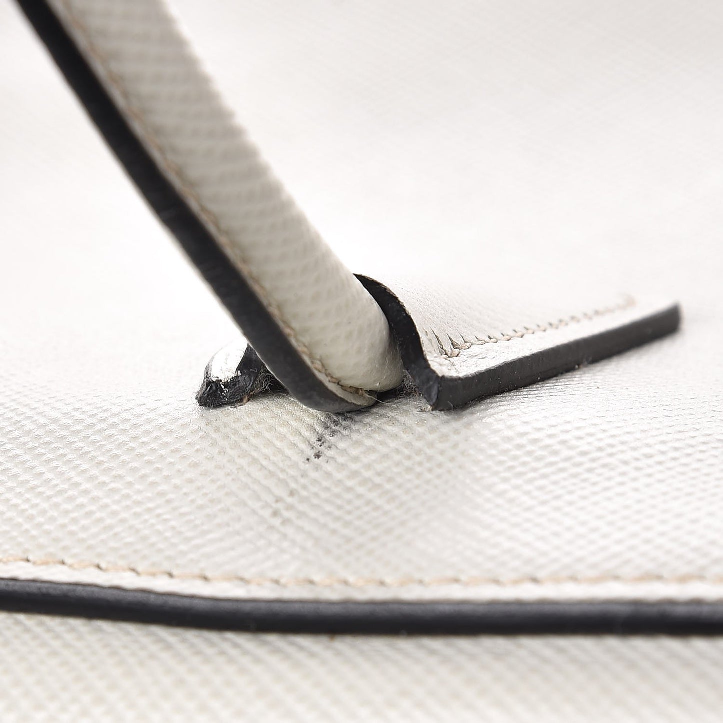 Saffiano Cuir Twin Tote Talco