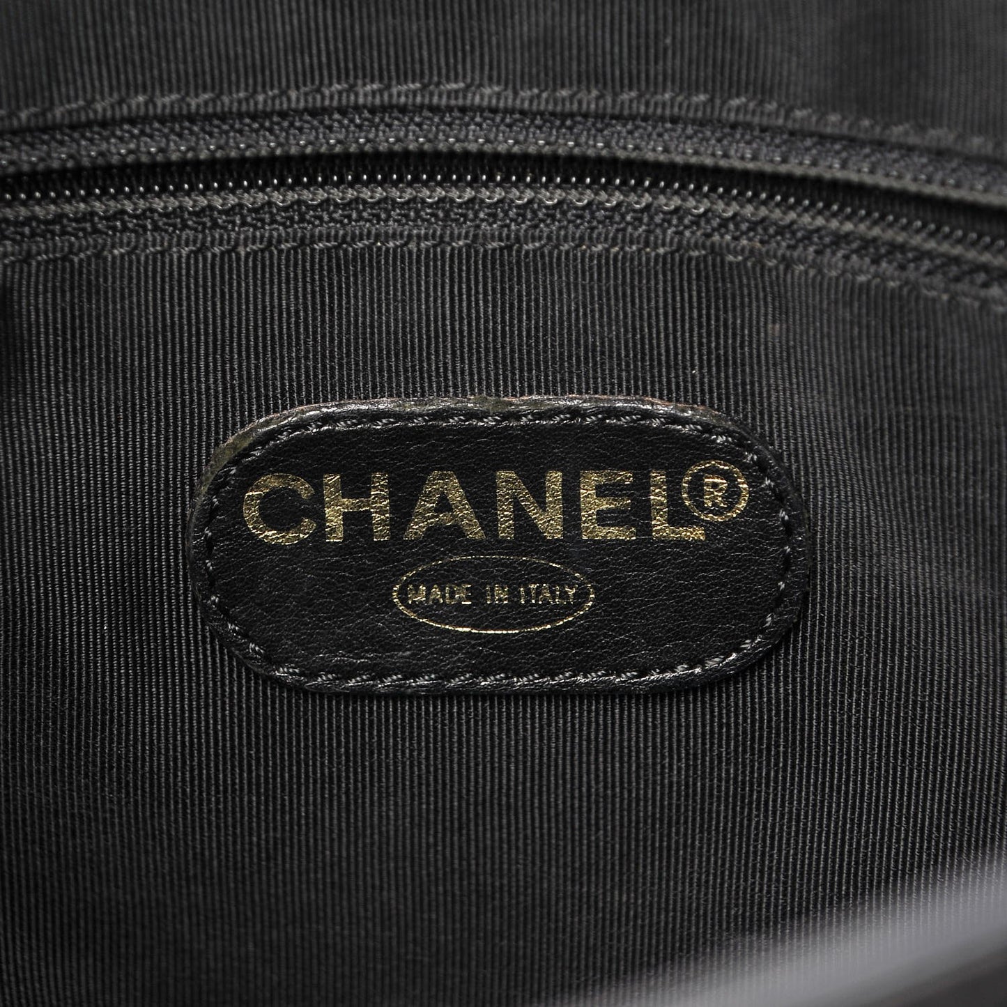 Lambskin Chain Small CC Tote Black