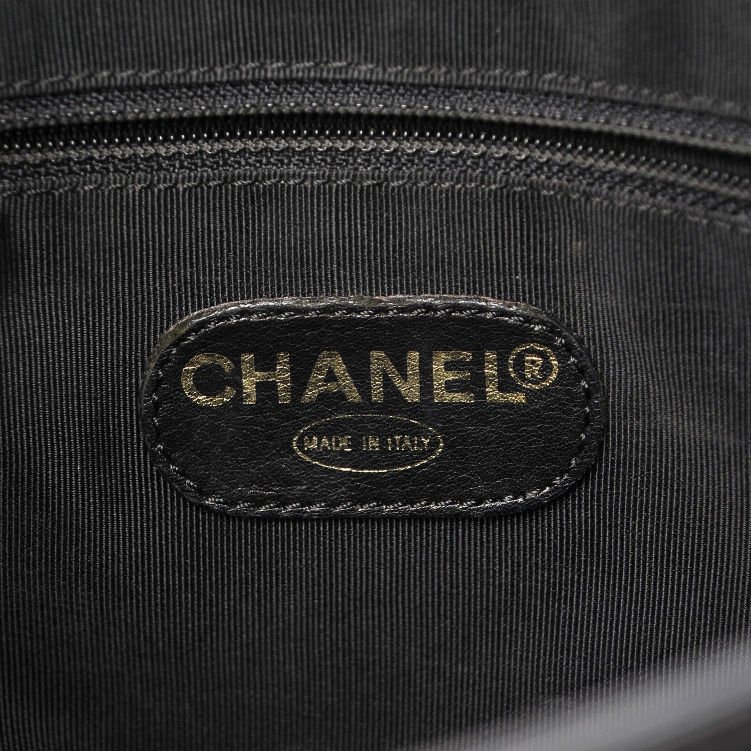 Chanel Lambskin Chain Small CC Tote Black 6 of 8