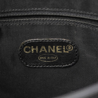 Chanel Lambskin Chain Small CC Tote Black 6 of 8
