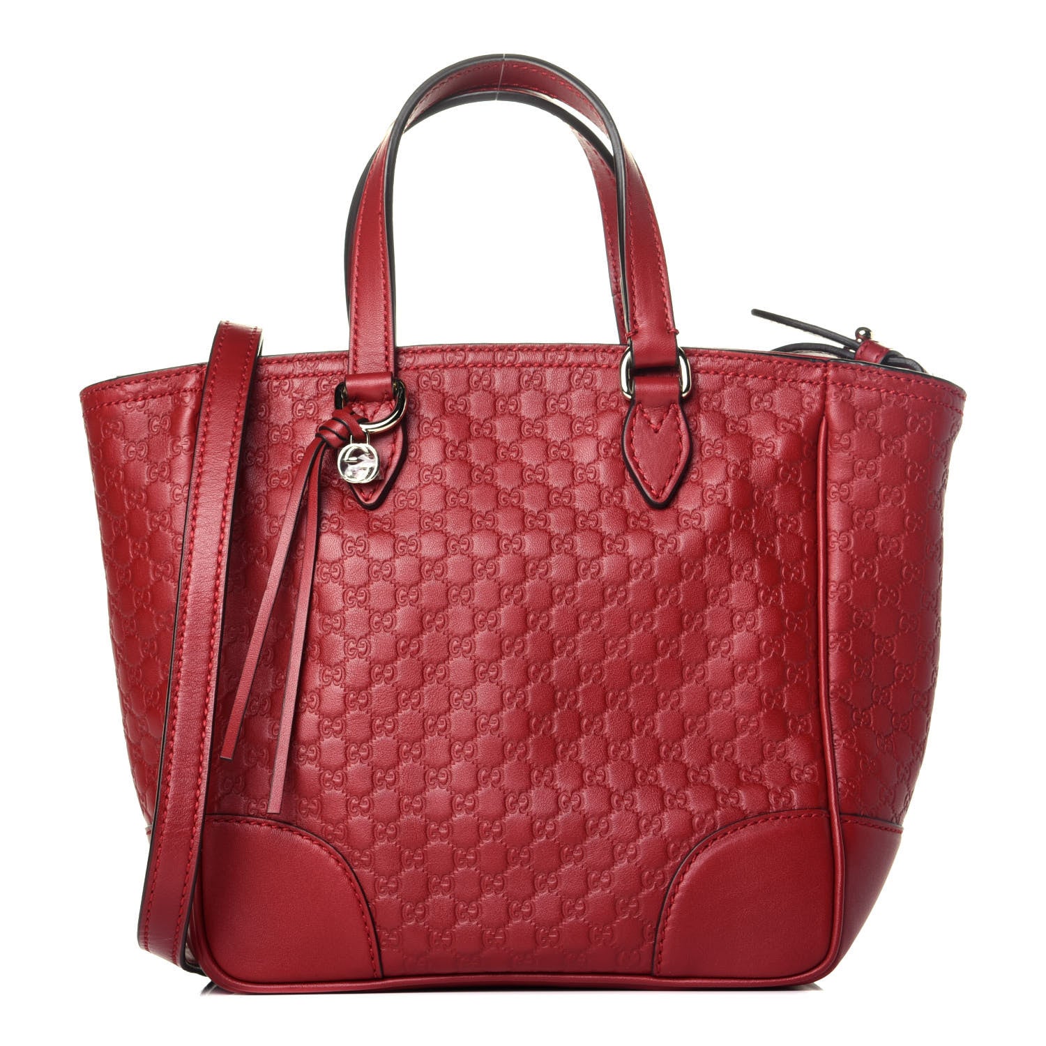 Gucci Microguccissima Small Bree Tote Red 1 of 10