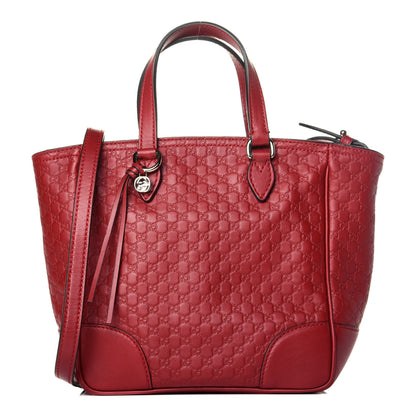 Gucci Microguccissima Small Bree Tote Red 1 of 10