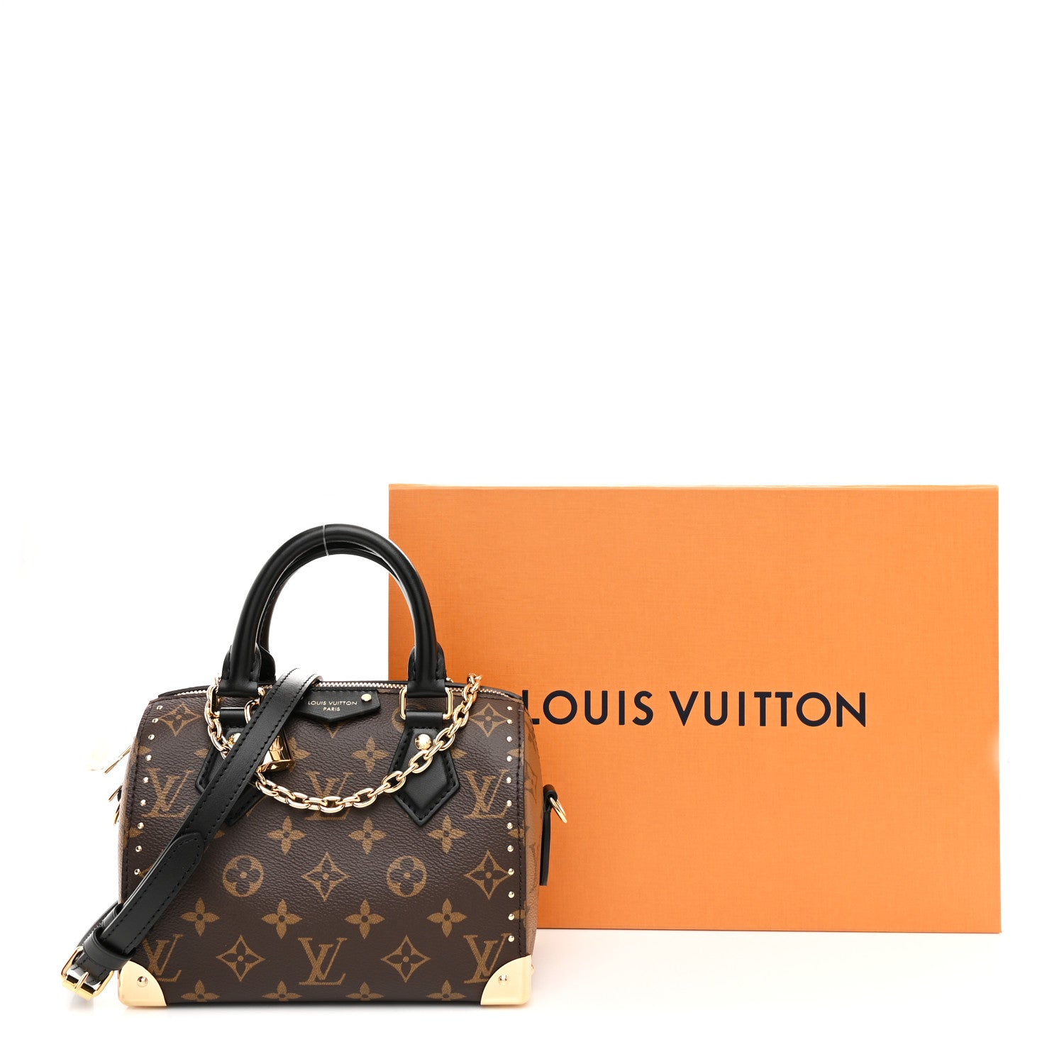 Louis Vuitton Reverse Monogram Speedy Trunk 20 10 of 10