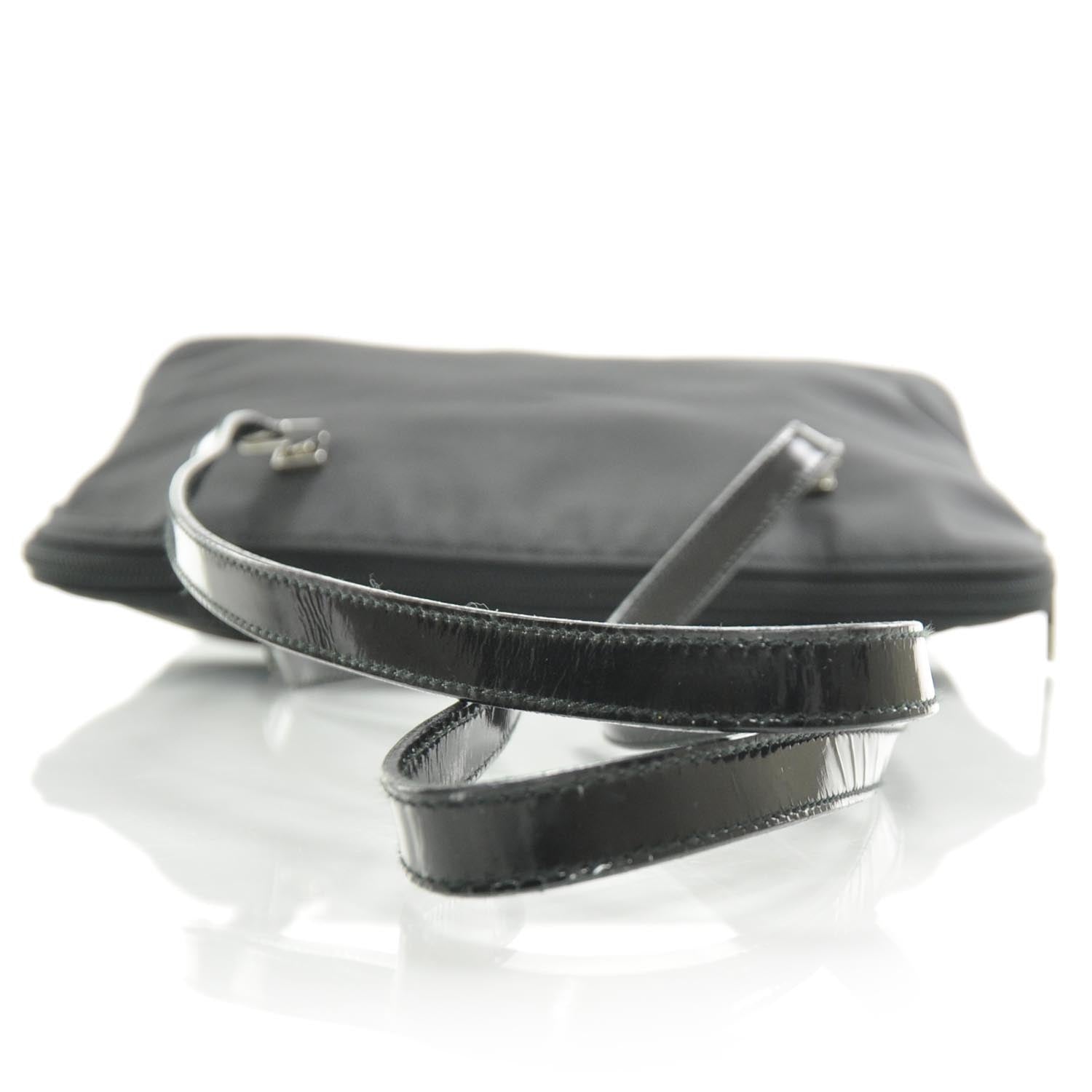 Gucci Nylon Shoulder Bag Black 5 of 9