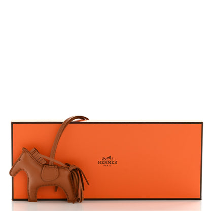 Hermes Milo Lambskin Grigri Rodeo Horse Bag Charm PM Gold 4 of 4