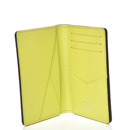 Louis Vuitton Monogram Taiga Pocket Organizer Yellow 5 of 7
