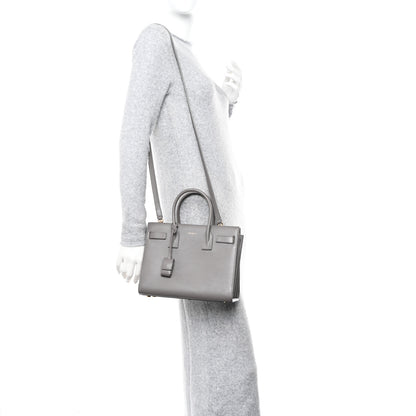 Saint Laurent Calfskin Baby Sac De Jour Fog 2 of 9