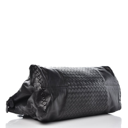 Bottega Veneta Calfskin Intrecciato Large Leggero Tote Black 4 of 11