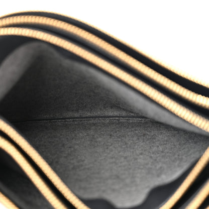 Celine Lambskin Large Trio Crossbody Bag Black 5 of 11