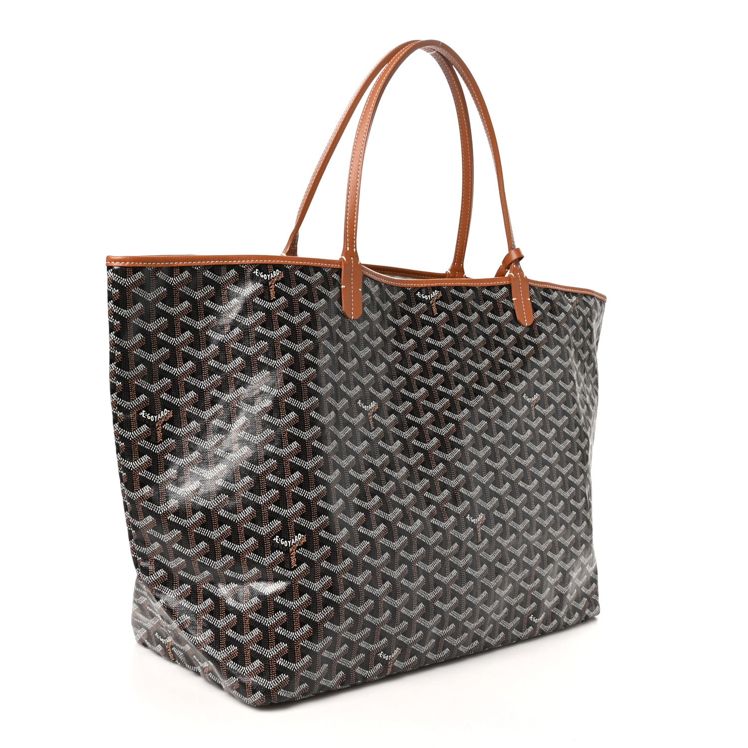 Goyard Goyardine Saint Louis GM Black Gold 4 of 11