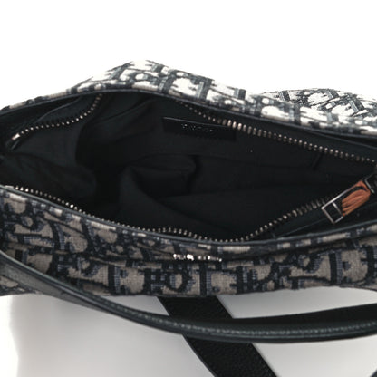 Christian Dior Oblique Mini Soft Saddle Bag Beige Black 4 of 9
