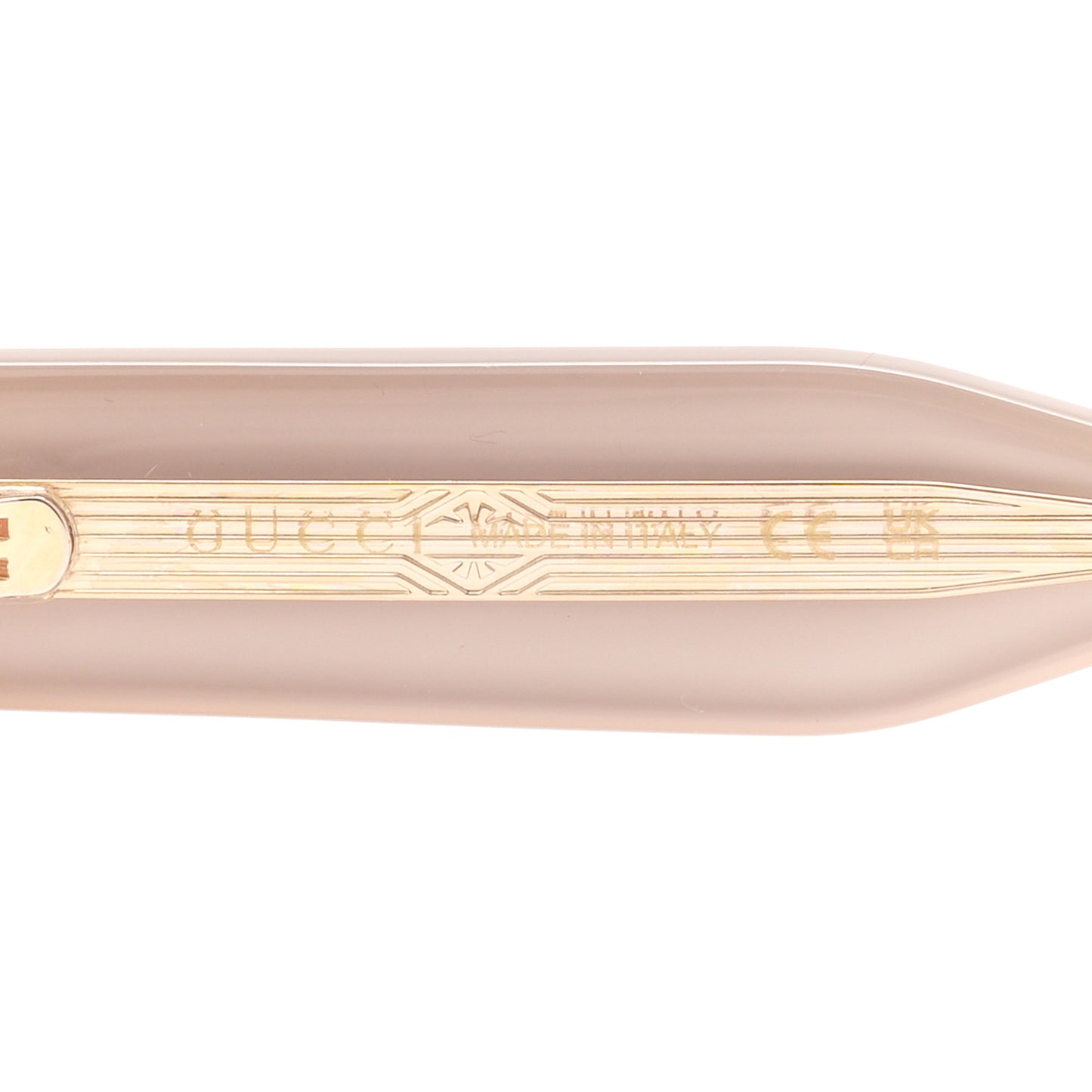 Acetate Oval Frame GG1527S Sunglasses Beige