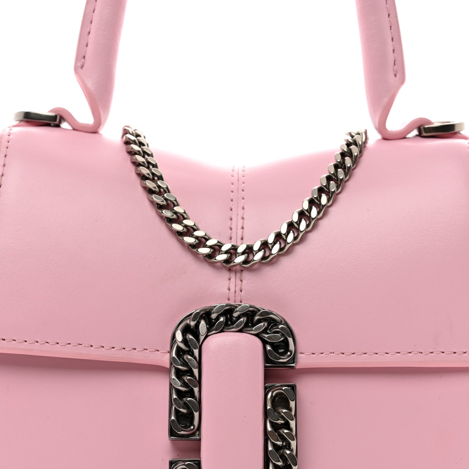 Marc Jacobs Calfskin Mini Saint Marc Top Handle Pink 5 of 11
