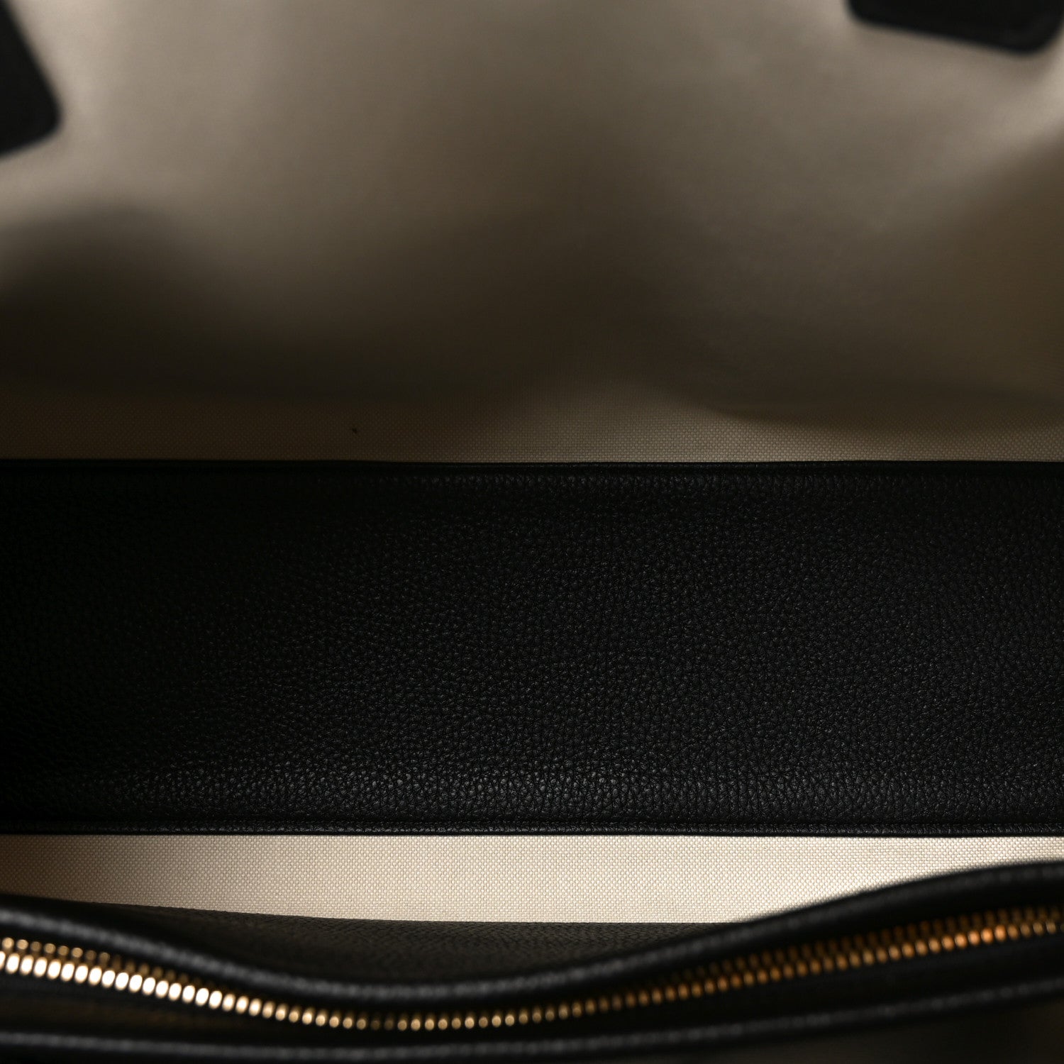 Chanel Grained Calfskin Suede Urban Essentials Shopping Bag Dark Beige Black 5 of 10