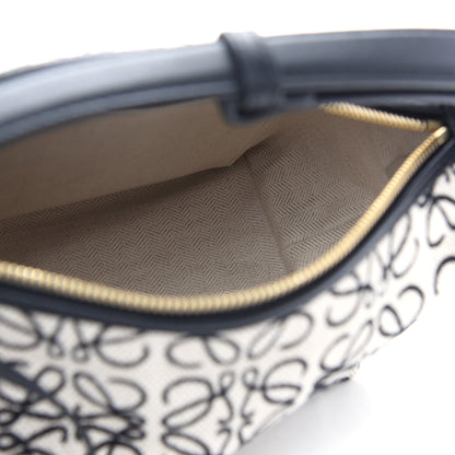 Loewe Jacquard Anagram Calfskin Small Cubi Bag Ecru Black 5 of 9