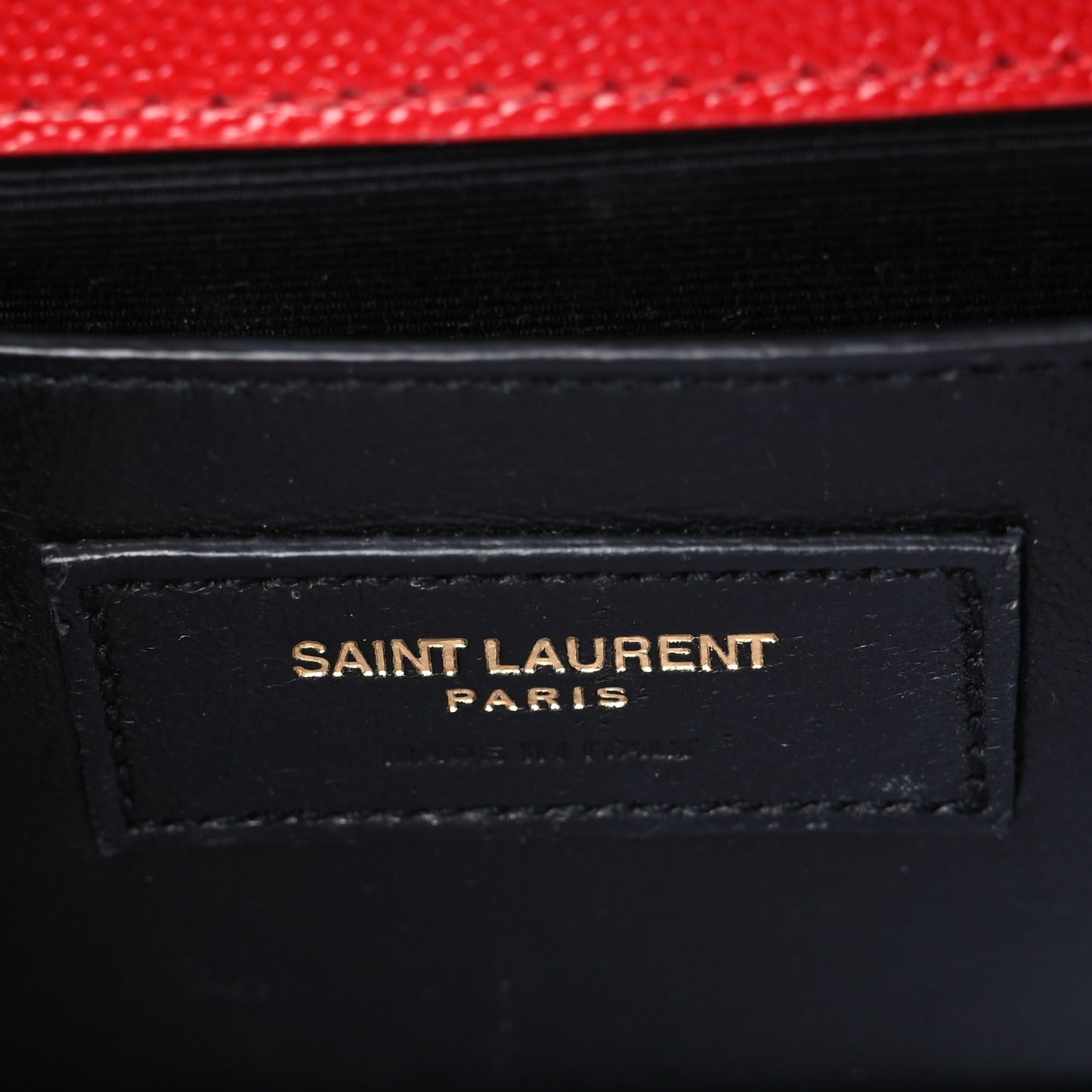 Grain De Poudre Textured Mixed Matelasse Triquilt Medium Monogram Satchel New Red
