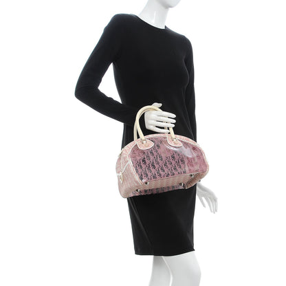 Christian Dior Vinyl Diorissimo Girly Rain Bowler Pink 2 of 16